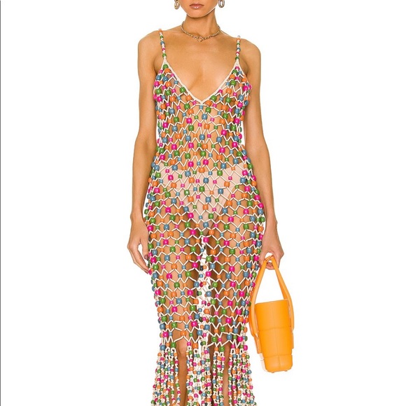 NWT Retrofete Calypso beaded dress size XS-S - Picture 2 of 2